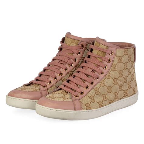 big sneakers gucci pink